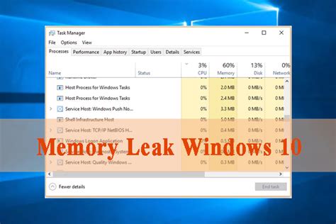 Windows 10 Memory leak